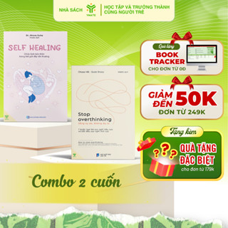   Combo 2 cuốn  Sách Stop Overthinking + Self Healing - YMATE 