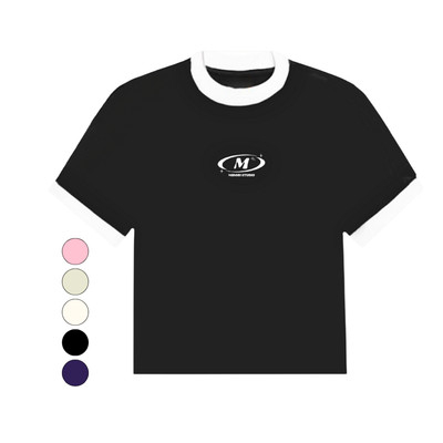 Áo Thun Baby Tee LOGO M Unisex Phông Nam Nữ Cổ Tròn Tôn Dáng Local Brand Midori M Studio