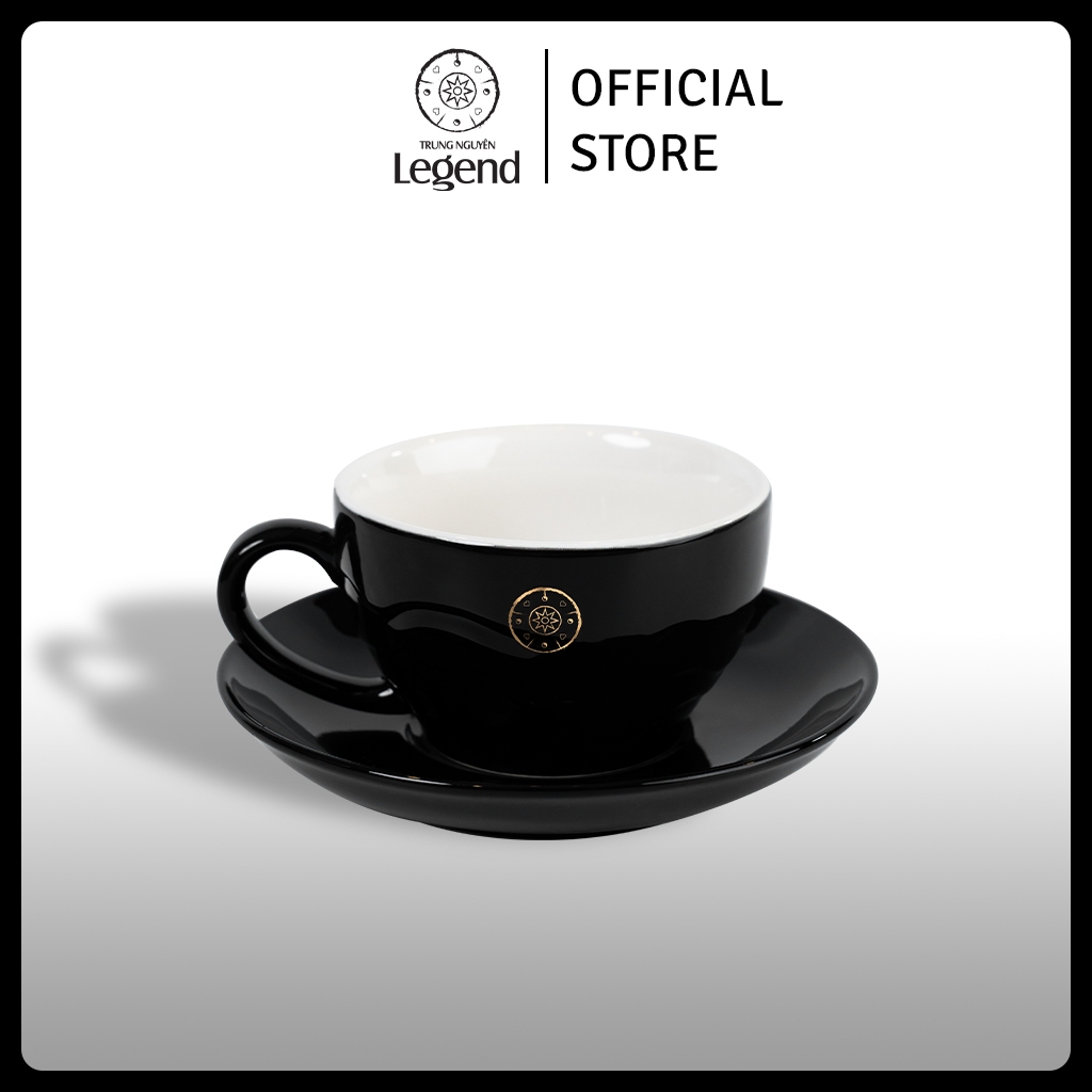 Bộ Tách Đĩa Cappuccino Trung Nguyên Legend - 210 ml