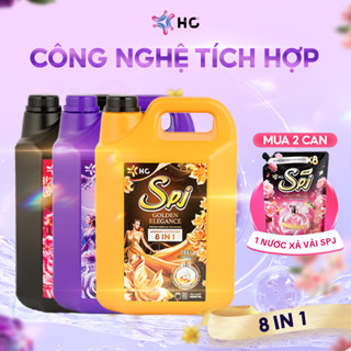 Nước Giặt Xả HC SPJ 5L – Nước Giặt 8IN1, Đánh Bay Vết Bẩn, Lưu Hương Bền Lâu Làm Sạch