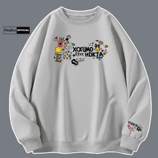  Áo Sweater Hoa Xuyến Chi Nam Nữ By PEABOO Unisex Chất Nỉ Lót Bông Form Rộng 