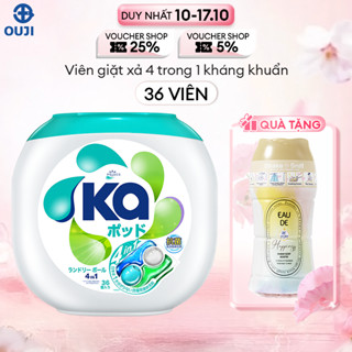 [MUA 1 HỘP TẶNG 1 HẠT XẢ] Hộp Viên Giặt Xả Đa Năng 4 Trong 1 Kapod Universal (36 Viên/ Hộp)