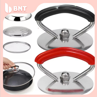 Tay xách nắp đa năng có vít, Tay cầm silicon bằng thép không gỉ Chịu nhiệt,Chống trượt ,Núm tay cầm nồi