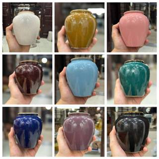 Lu Uống Nước, Lu Bia Gốm Bát Tràng Chính Hiệu – Màu Men Đẹp, Hàng Cao Cấp Gốm Phúc Lộc