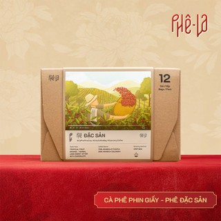   Livestream - Phin Giấy  Cà Phê Đặc Sản Phê La 12 Phin Hộp 