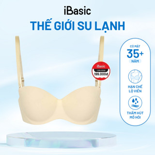 [MUA 3 TẶNG 1 QUẦN SU] Áo ngực su iBasic có gọng không đường may mút vừa cup phom đúc BRAW098