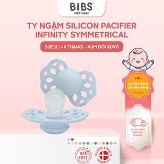 Ty ngậm BIBS Pacifier Infinity Symmetrical núm đối xứng