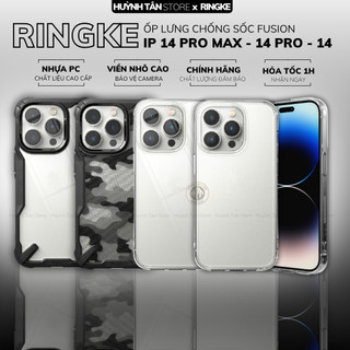 Ốp lưng điện thoại iphone 14 ip 14 plus RINGKE chính hãng trong suốt chống sốc FUSION X chống ố vàng
