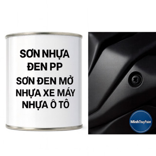  Sơn Nhựa Đen PP Mờ Như Zin – Sơn Đen Mờ Nhựa Xe Máy Ô Tô – Bám Chắc Không Cần Lót Chống Tróc 