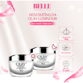  Kem Dưỡng Da OLAY LUMINOUS Ngày & Đêm Dưỡng Sáng Da  Giúp Phục Hồi Và Làm Săn Chắc Da 50G 
