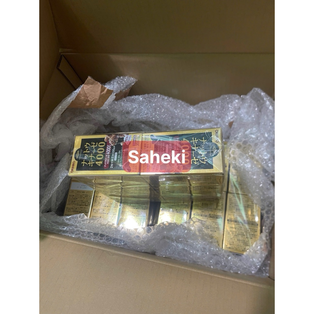 [NỘI ĐỊA NHẬT] Viên uống chống đột quỵ, tai biến Natto Kinase 4000FU Orihiro Nhật SAHEKI SHOP