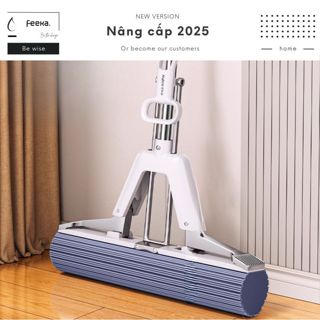 Cây lau nhà thông minh siêu thấm hút phiên bản cải tiến 2023, chổi lau nhà bọt biển siêu thấm hút