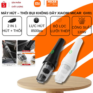  Máy Hút Bụi Cầm Tay Ô Tô Xiaomi Micar GV01 – Hút & Thổi 2in1 Không Dây Siêu Mạnh 8500PA Bảo Hành 12T 