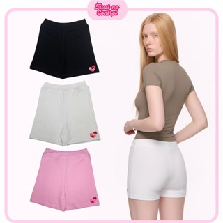  Legging Short Biker Quần Đùi Nữ Thun Co Giãn Dáng Ngắn Ôm Local Brand TNC Cạp Cao Đen Trắng Hồng Freesize Cotton Gân 