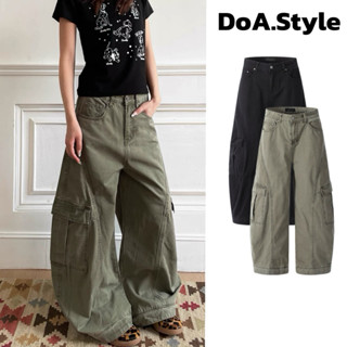   DEAL MỞ BÁN  Quần kaki túi hộp fom bí rộng DoA Casual  quần dài unisex nam nữ phong cách cá tính năng động mới 