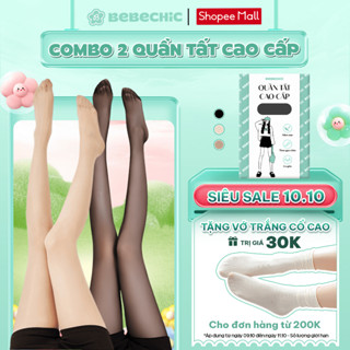 Combo 2 Quần Tất Tàng Hình Che Khuyết Điểm Thon Gọn Chân Cao Cấp BT10 BEBECHIC (0D/5D/10D/15D)
