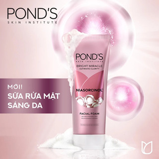 Sữa rửa mặt Ponds sáng da sạch sâu 100G