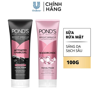 Sữa rửa mặt Ponds sáng da sạch sâu 100G