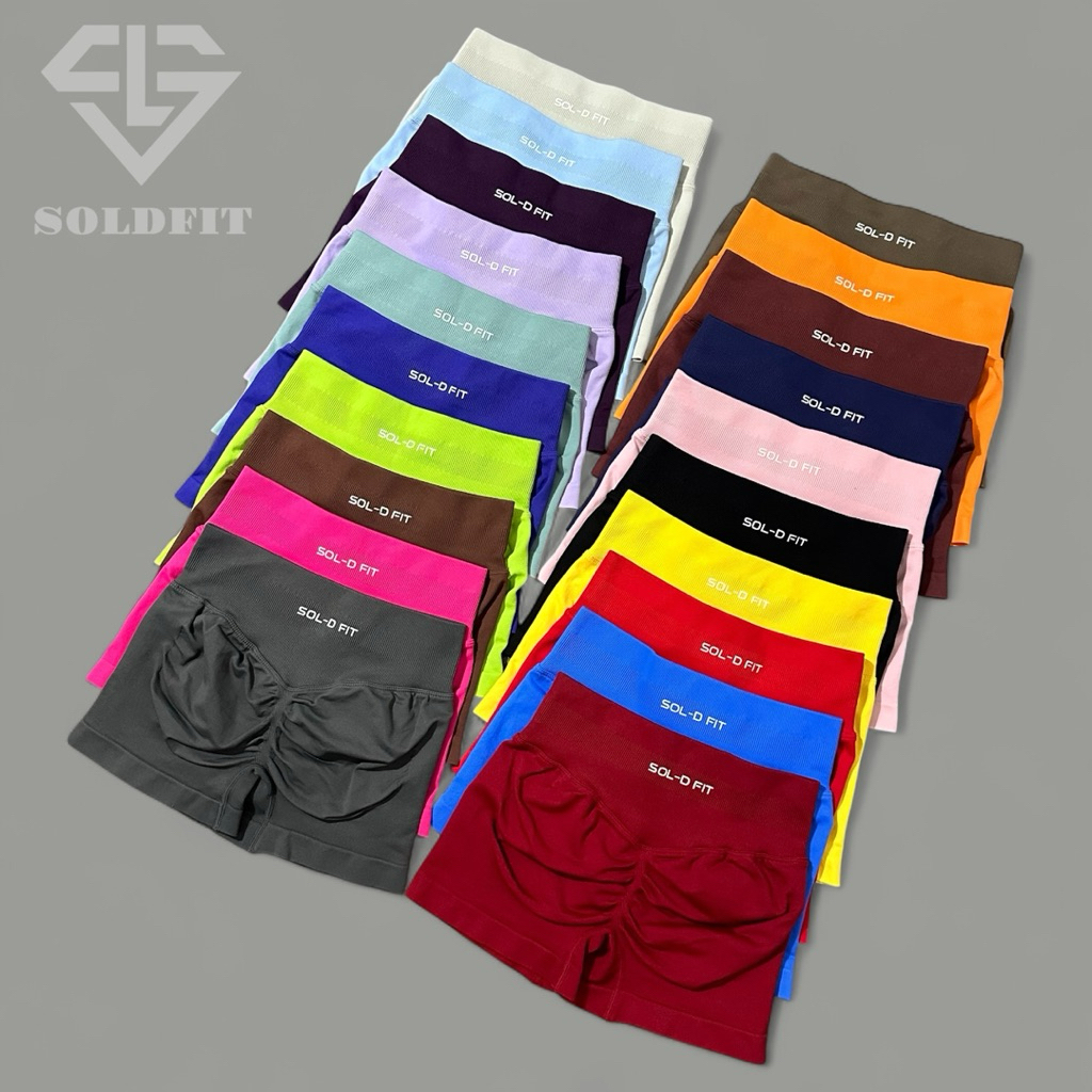 Quần short tập gym yoga SOLDFIT IMPACT bản nâng cấp. Chất liệu cao cấp,mềm mại,co dãn | BigBuy360 - bigbuy360.vn