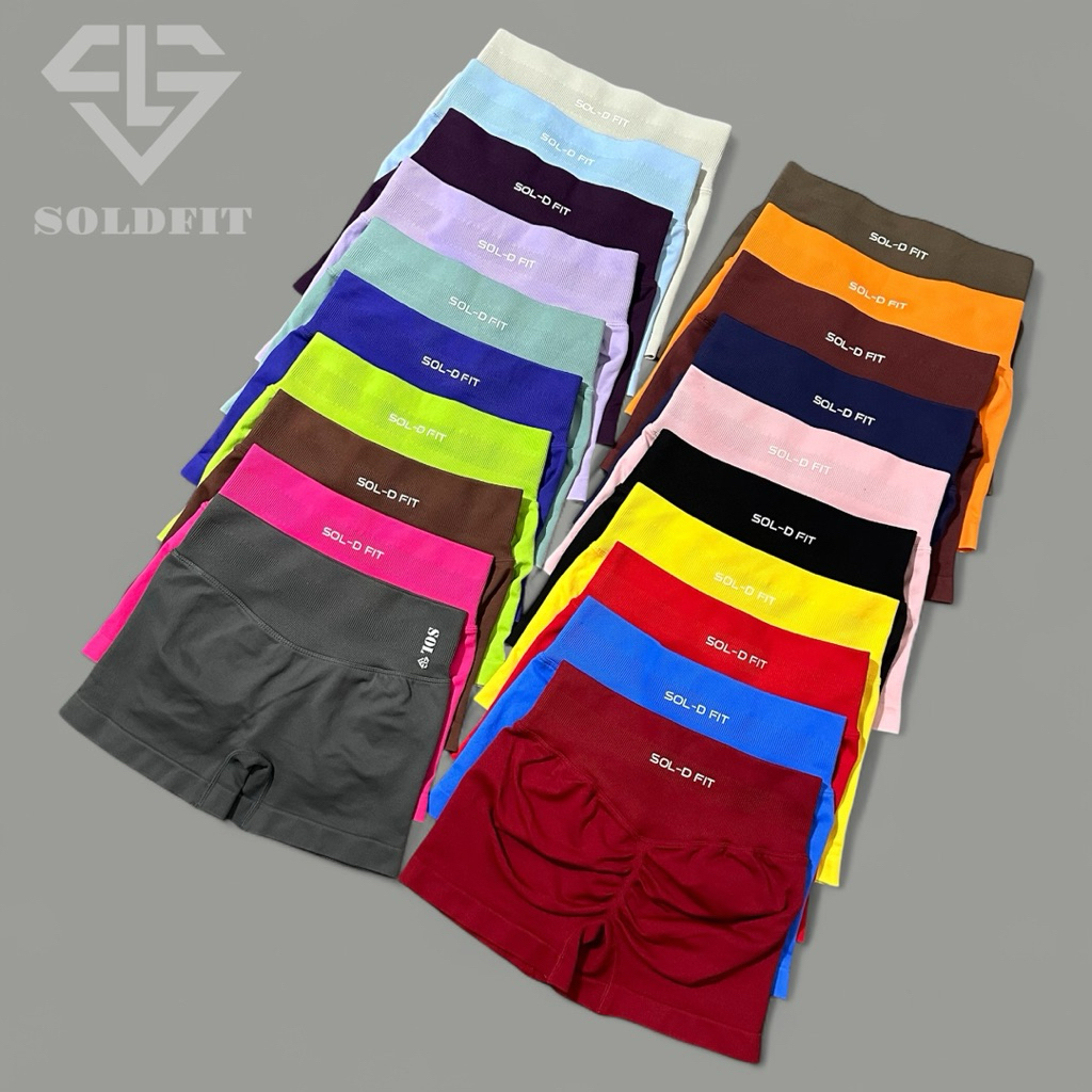 Quần short tập gym yoga SOLDFIT IMPACT bản nâng cấp. Chất liệu cao cấp,mềm mại,co dãn | BigBuy360 - bigbuy360.vn