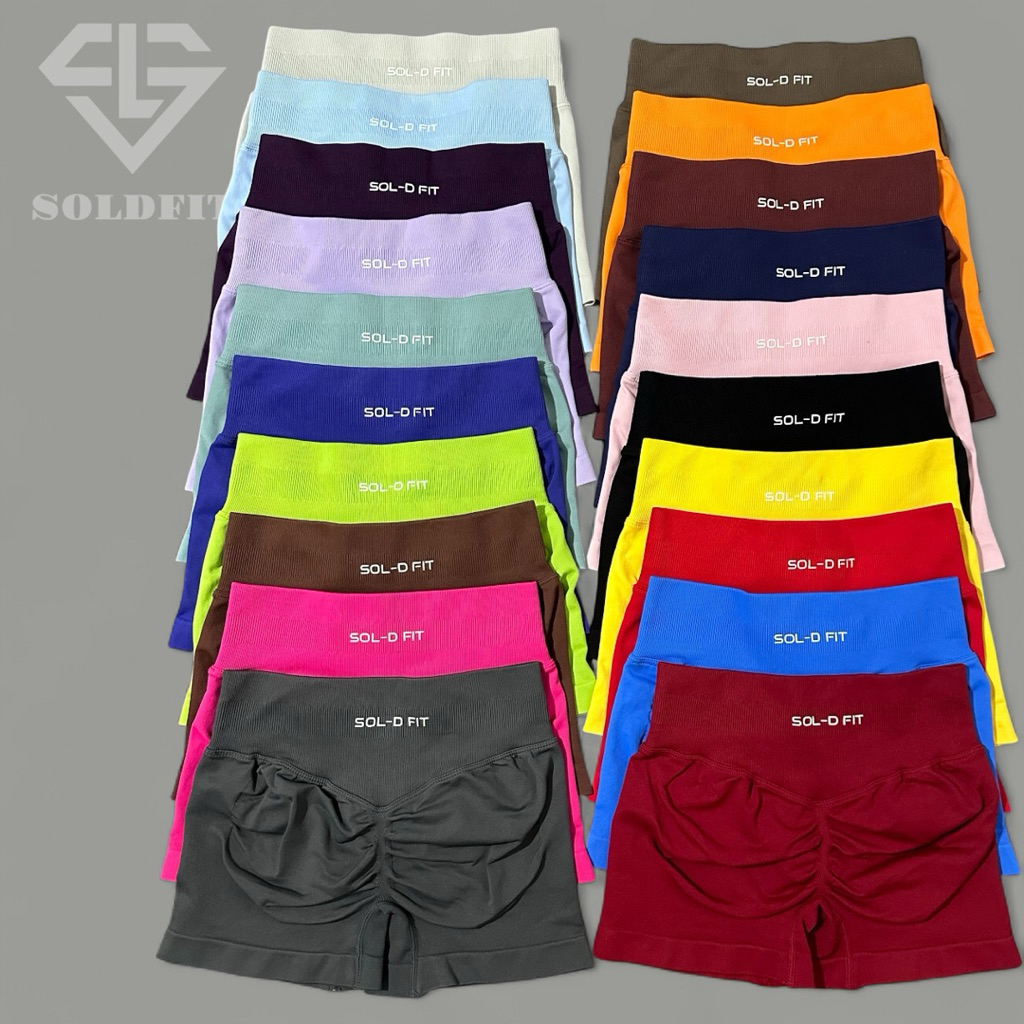 Quần short tập gym yoga SOLDFIT IMPACT bản nâng cấp. Chất liệu cao cấp,mềm mại,co dãn | BigBuy360 - bigbuy360.vn