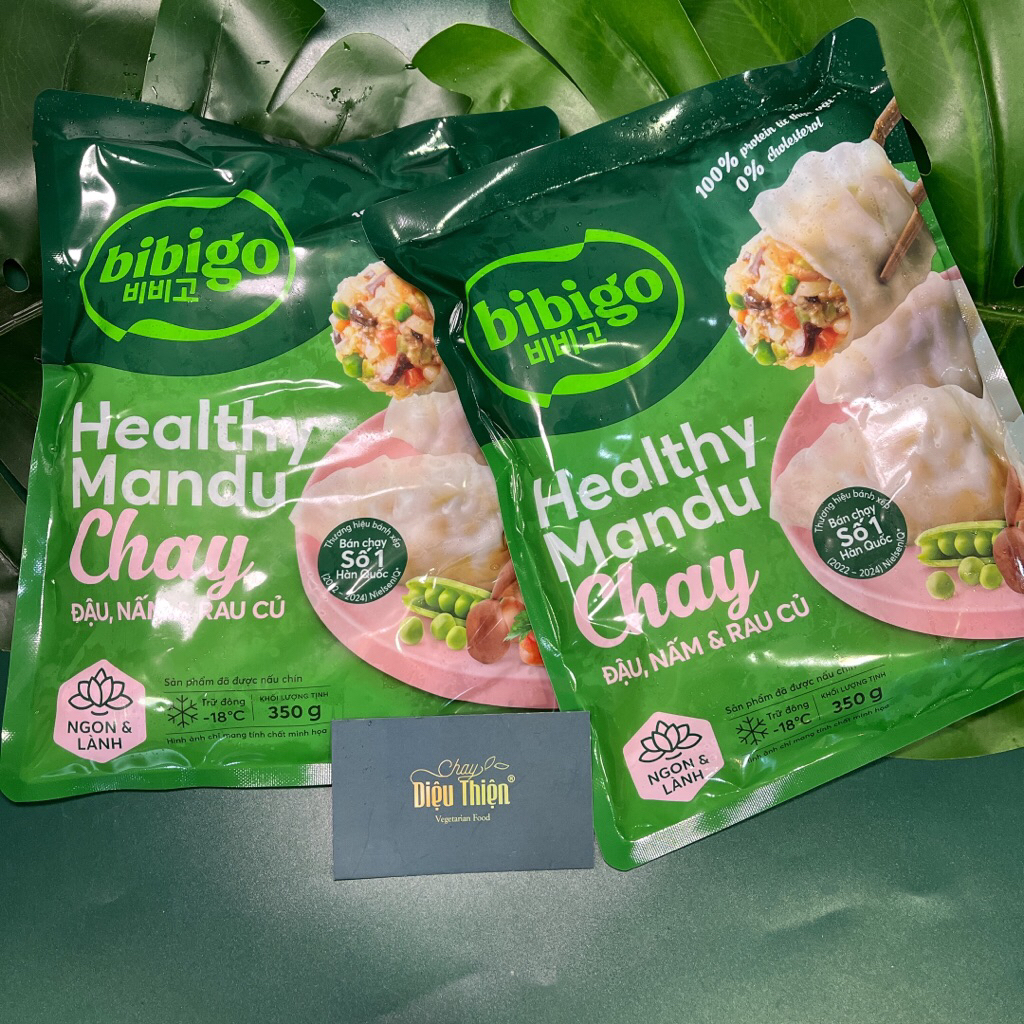 BÁNH XẾP MANDU NẤM HÀN QUỐC BIBIGO