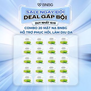 Combo 20 Mặt Nạ BNBG Hỗ Trợ Phục HồI, Làm Dịu Da BNBG Vita Genic Relaxing Jelly Mask 30mlx20