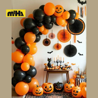 set 50 bóng trang trí halloween