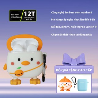 Tai nghe bluetooth chính hãng aipod | Âm Bass đỉnh cao | Pin 4-5h | Tháo tai dừng nhạc | Định vị