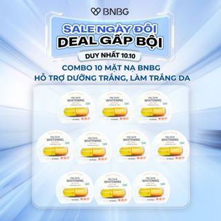 Combo 10 Mặt Nạ BNBG Hỗ Trợ Dưỡng Trắng, Làm Sáng Da BNBG Vita Genic Whitening Jelly Mask 30mlx10