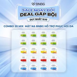 (KOL) Combo 20 Mặt Nạ BNBG Mix Hỗ Trợ Phục Hồi Da BNBG Vita Genic Jelly Mask 30mlx20