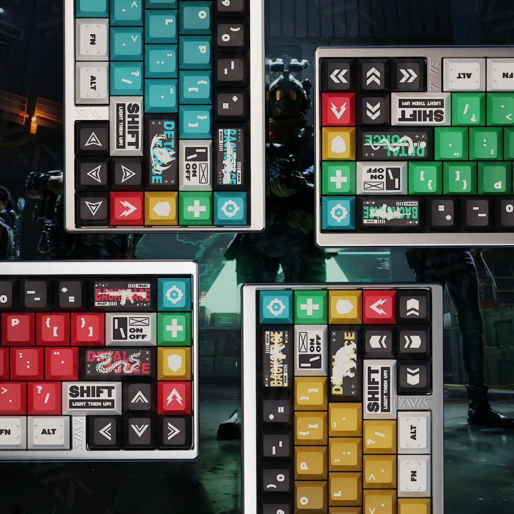 Keycap PBT Delta Force [60/61/63/64/65/67/68]