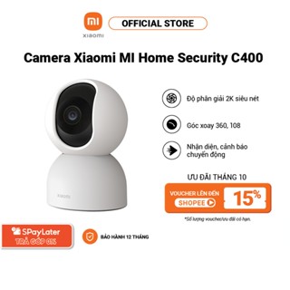 Camera Xiaomi MI Home Security C400 | Bảo mật thông minh | Độ rõ nét 2,5K 4MP | Xoay 360° | Wifi 2.4GHz/5GHz | Quay đêm