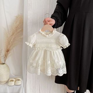 Body Viền Ngực Váy Voan Ren Cho Bé Gái Sơ Sinh 1 2 Tuổi MINTSCLOSET Quảng Châu - BV7126