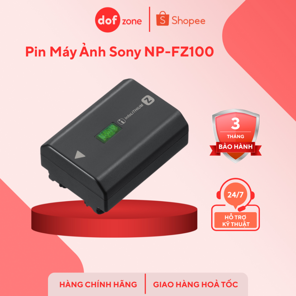 Pin Máy Ảnh Sony NP-FZ100 - Chính hãng