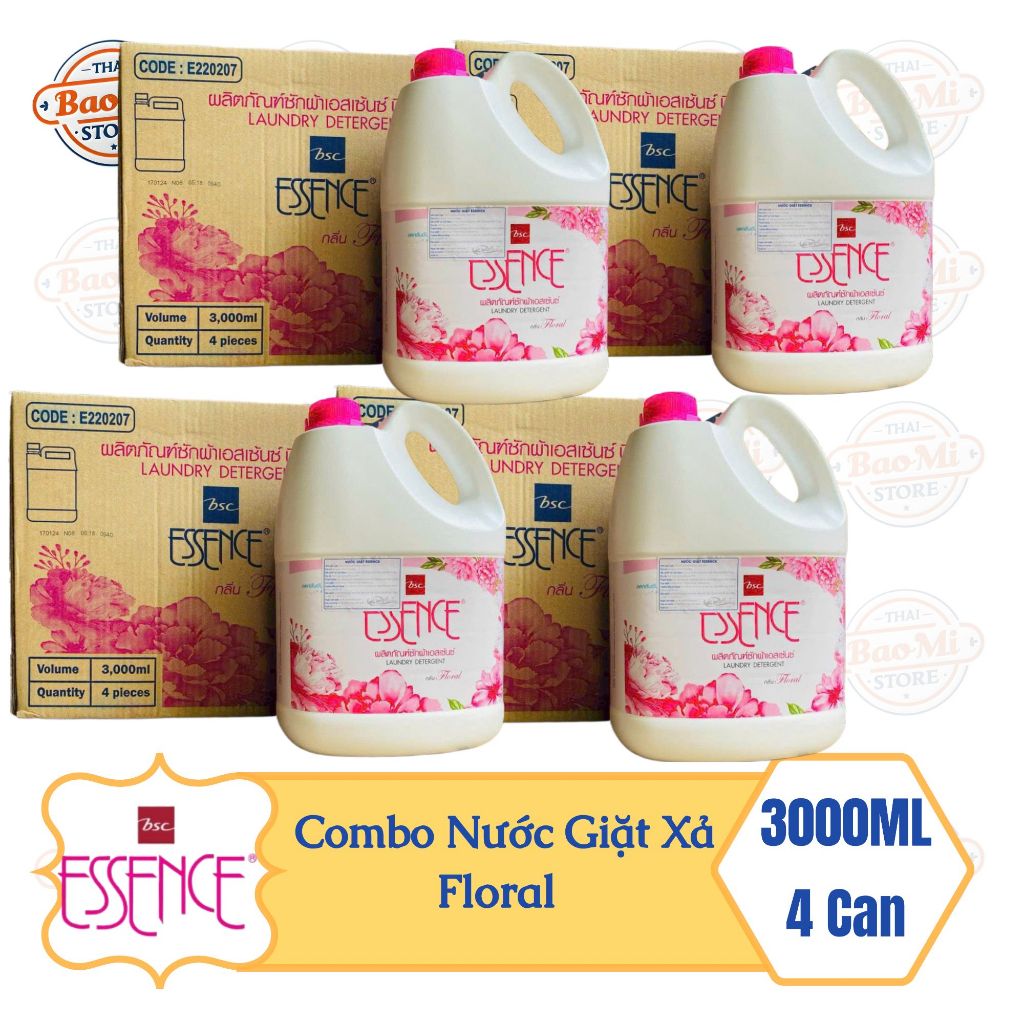 [1 Thùng 4 Can] Nước Giặt Essence  [Thái Lan ] 3500ML