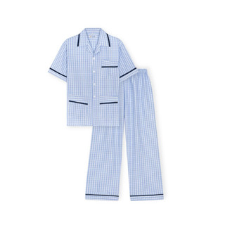 Bộ Pijama Nam Kate Kiểu Dáng Tay Ngắn Quần Dài Trung Niên - MQ Shop