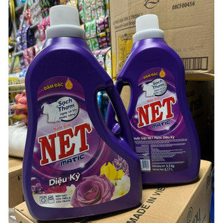  Nước giặt Net Matic đậm đặc hương diệu kỳ tiêu chuẩn châu âu 3,3kg . 