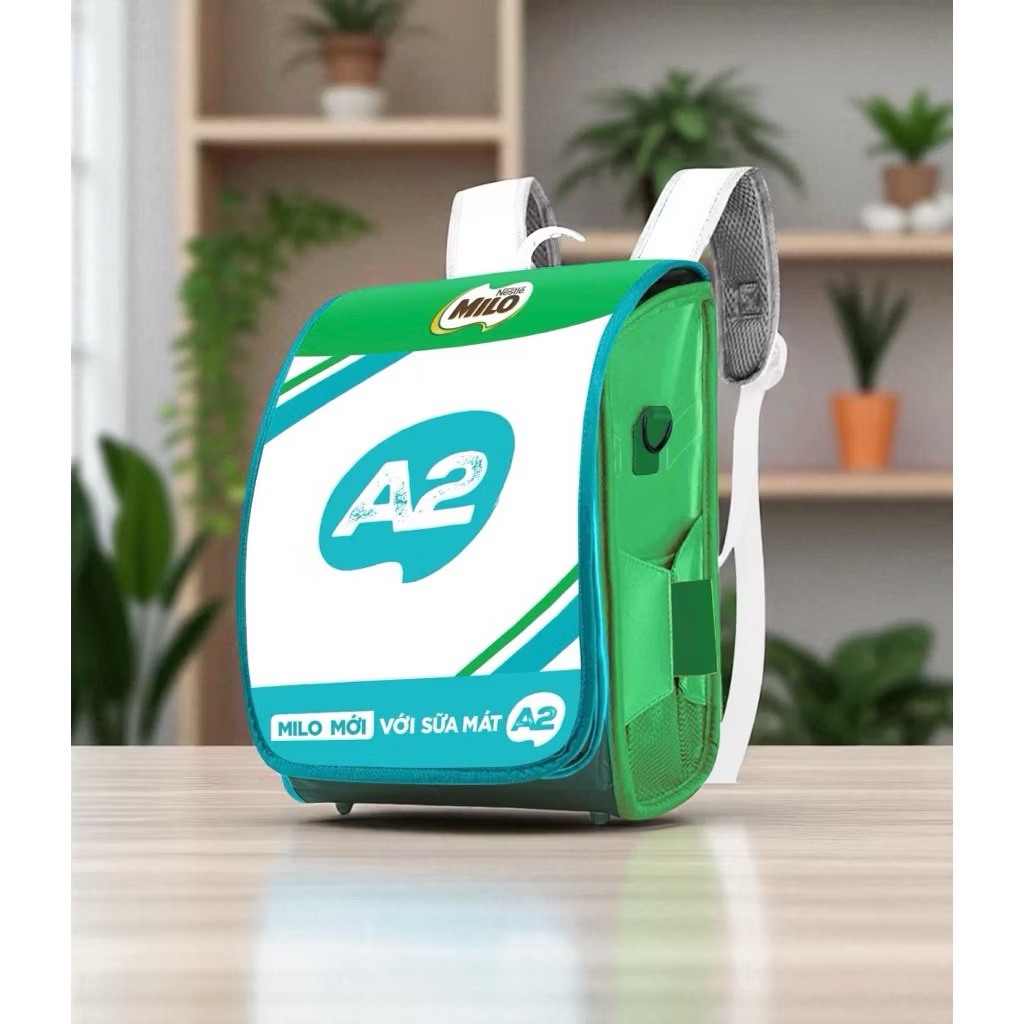 Balo chống gù Milo sữa A2