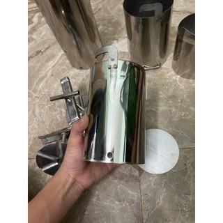 Khuôn Giò Xào Lớn Tròn Inox 430 Có Thanh Vặn Ép Thủy Lực - Khuôn 3kg Dùng Làm Giò Lụa/Giò Xào