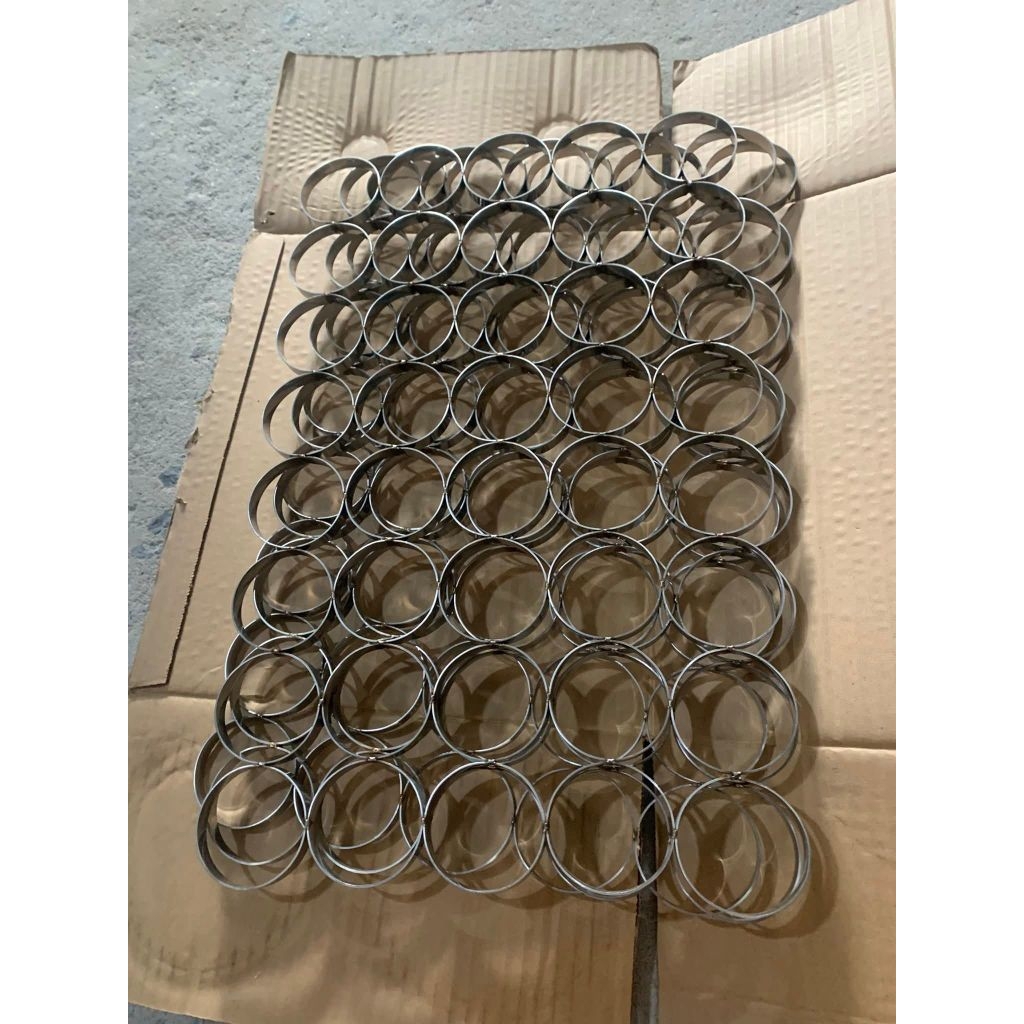 Khay Làm Chả Cốm Chả Cá Inox 430 24 Vòng - Cao 1 Phân, Dùng Cho Tủ Hấp Nồi Cơm