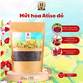 Mứt hibiscus Băng Châu Natural Gift - mứt atiso đỏ ít ngọt khô ráo giòn ngon - Hàng Việt Nam