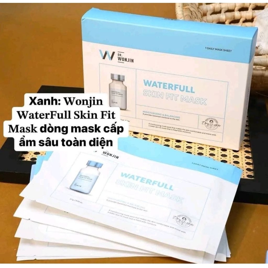 (DATE T3/2026)Set 5 miếng mask Dr.Wonjin cấp nước phục hồi Mặt nạ WONJIN Effect mẫu mới nhất