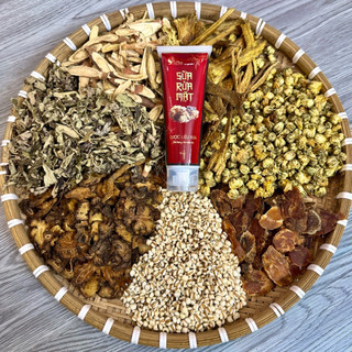Sữa rửa mặt dược liệu ( giảm nhờn, mụn, sạch sâu, loại bỏ da chết, da mịn sáng hồng) phù hợp mọi loại nha. 60gr
