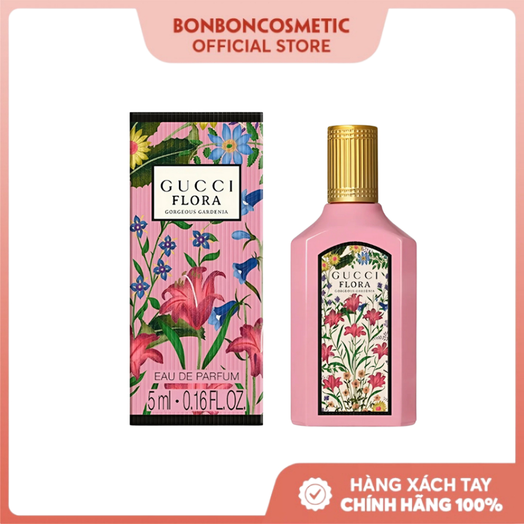 Nước Hoa Nữ Gucci Flora Gorgeous Gardenia Eau De Parfum 5ml - BONBONCOSMETIC