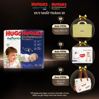 [Deal Quà Tặng] Tã / bỉm quần / dán Huggies Platinum Nature Made, OVN đêm NB/ S/M/ L/ XL/2XL