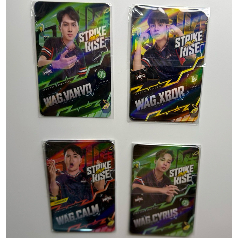 Card Bo Góc WAG Hologram WAGS Free Fire by Garena