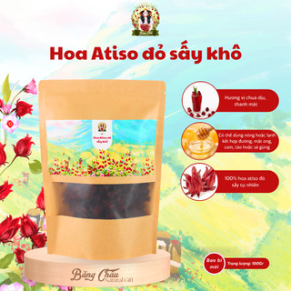  Hoa atiso đỏ khô pha trà nguyên bông chua thanh màu đỏ đẹp - Trà Hibiscus - Hàng Việt Nam 