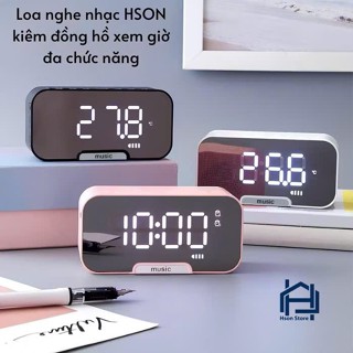 Loa Bluetooth Mini Q5 Kèm Đồng Hồ, Màn Hình Số Rõ Nét, Loa Bluetooth Bass Mạnh Âm Thanh Sống Động