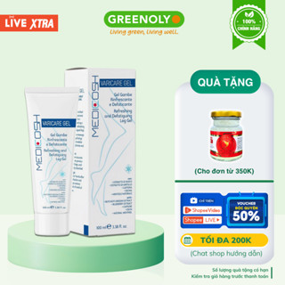 [Date 05/26] Kem Bôi Giãn Tĩnh Mạch Medicosh Varicare chăm sóc suy giãn tĩnh mạch, giúp đàn hồi tĩnh mạch Gel 50ml/100ml